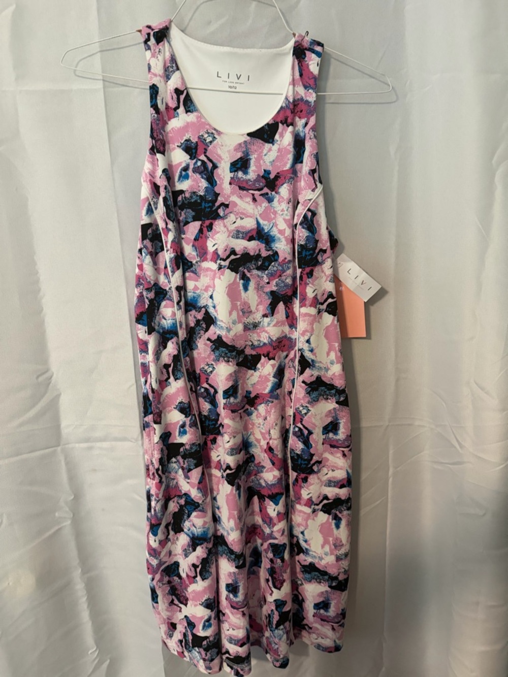 Pink abstract Floral Active Dress